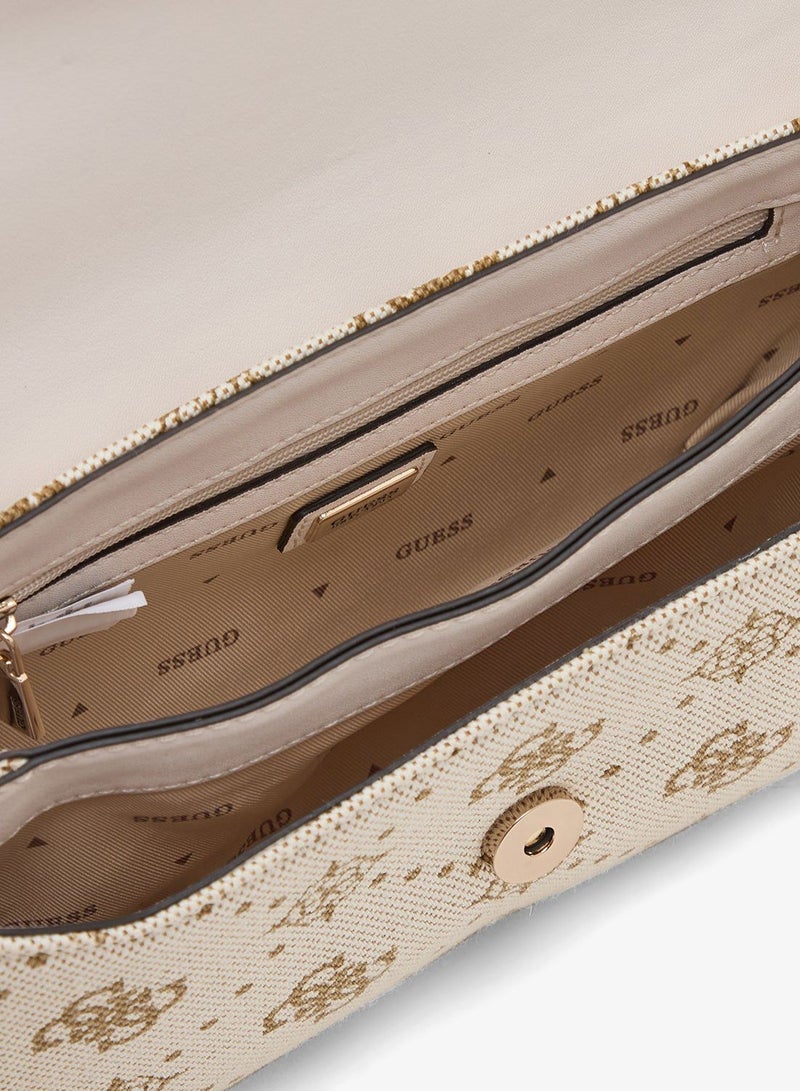 GUESS Neda Convertible Flap Shoulder Bag - Image 5