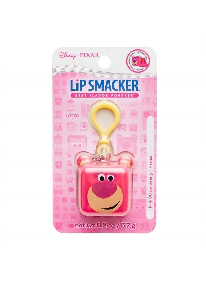 Lip Smacker Pixar Toy Story Lotso Cube Flavored Lip Balm Keychain 
