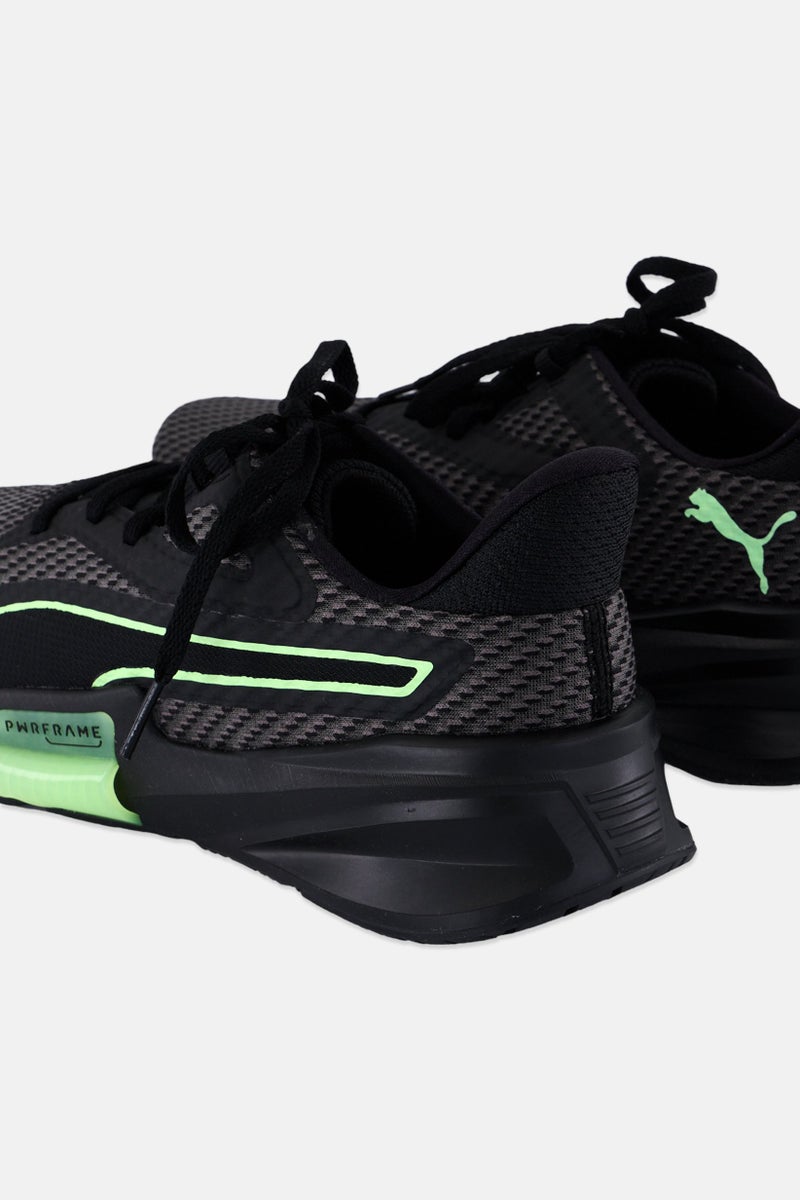 PUMA Men PWR Frame Lace Up Training Shoes, Black - Image 2