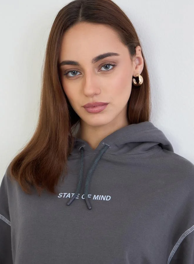 Styli Regular Fit Longline Hoodie and Joggers Co-Ords