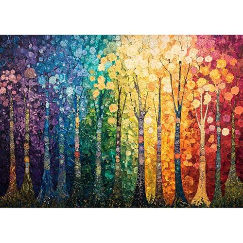 Yunlus Jigsaw Puzzles for Adults 1000 Pieces Impossible Hard Difficult Challenging Puzzles for Adults 1000pc Puzzles Fantasy Forest Jigsaw Puzzle 1000 Pieces 28 x 20 inch - Image 1