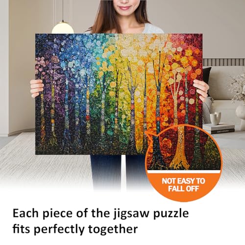 Yunlus Jigsaw Puzzles for Adults 1000 Pieces Impossible Hard Difficult Challenging Puzzles for Adults 1000pc Puzzles Fantasy Forest Jigsaw Puzzle 1000 Pieces 28 x 20 inch - Image 5