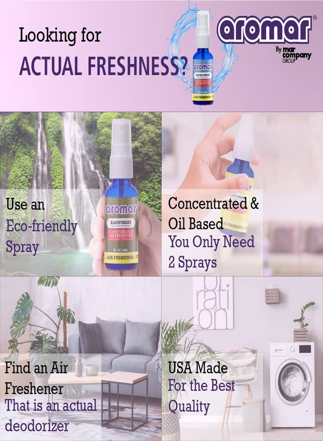 Aromar Cool Waters Concentrated Air Freshener Odor Eliminator (1 Oz Bottle - Image 3