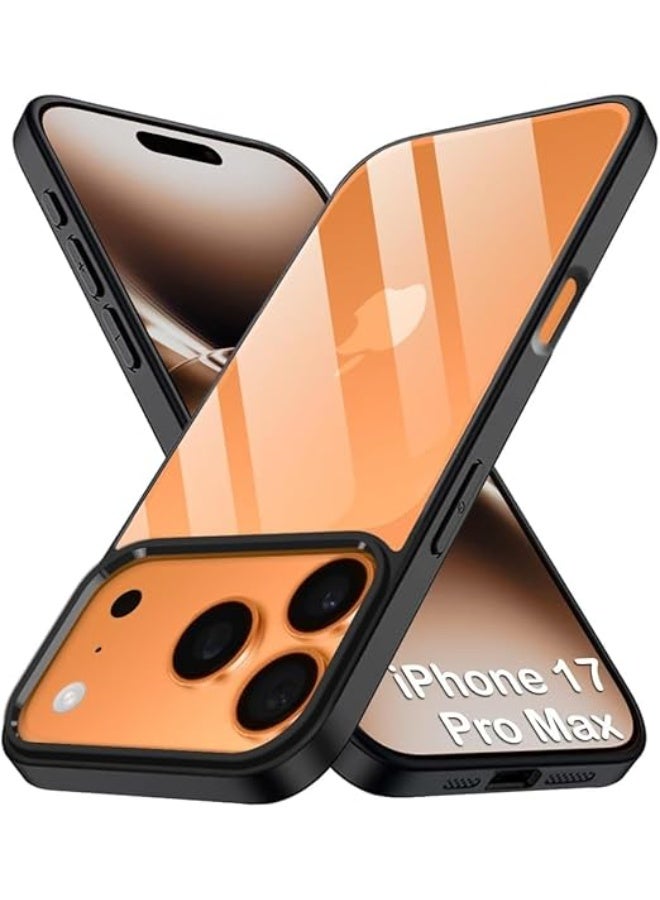 Magnetic Case for iPhone 17 Pro Max 6.9-Inch Compatible with MagSafe, Shockproof Phone Bumper Cover, Solid Color Matte TPU Frame, Anti-Scratch Clear Back (Black) - Image 2