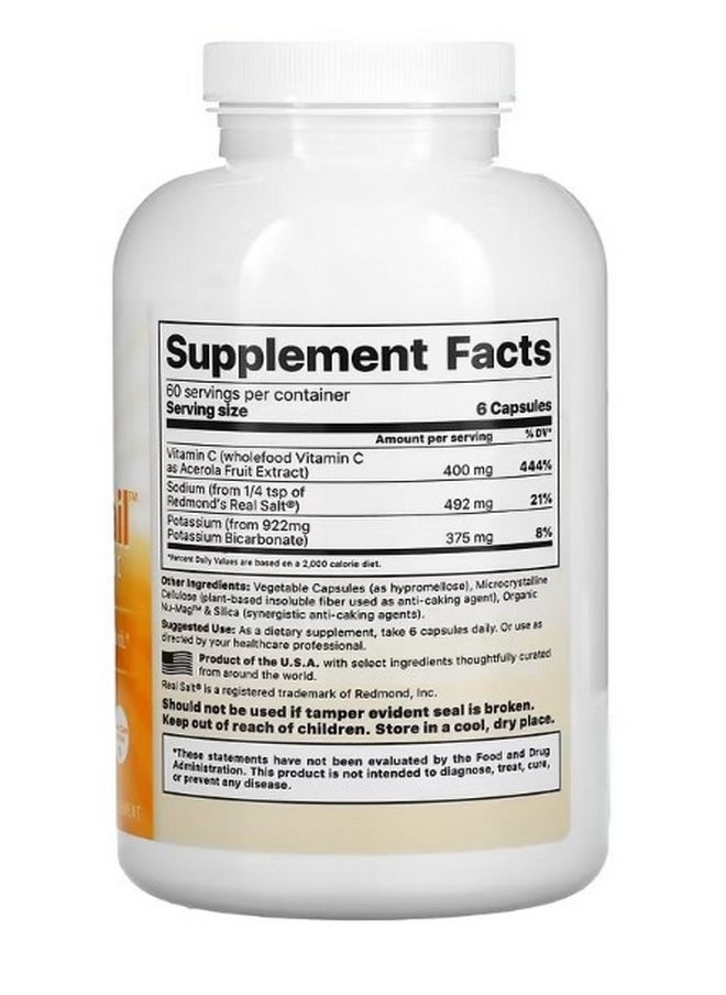 Jigsaw Health Adrenal Cocktail  Wholefood Vitamin C 360 Capsules  - Image 2