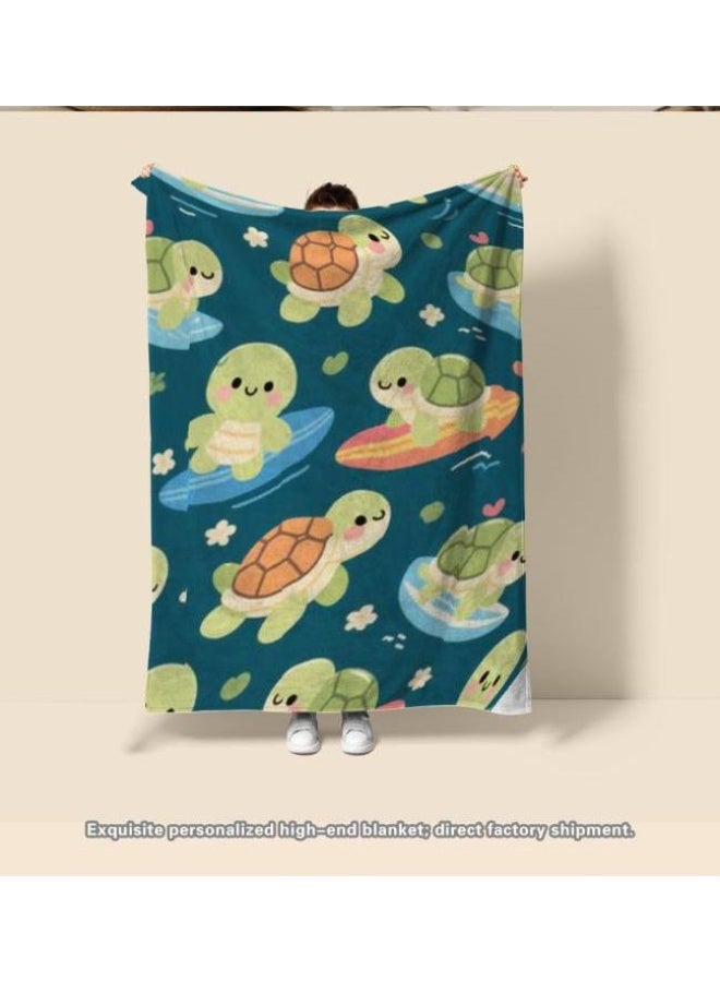 general Baby and children's cartoon flannel thin blanket (warm and comfortable, suitable for sleep, game use) 70cm*100cm - Image 4