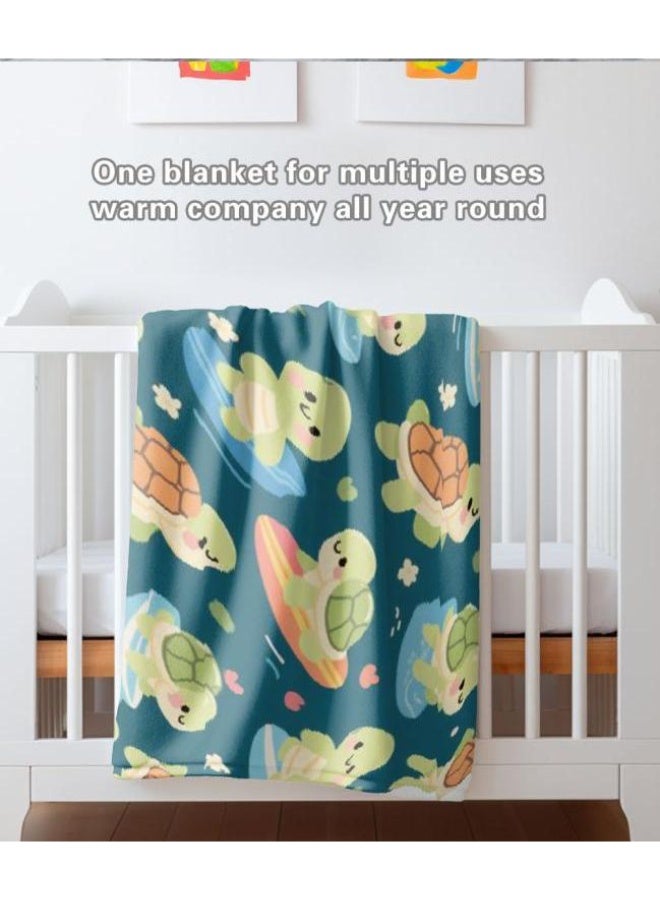 general Baby and children's cartoon flannel thin blanket (warm and comfortable, suitable for sleep, game use) 70cm*100cm - Image 5