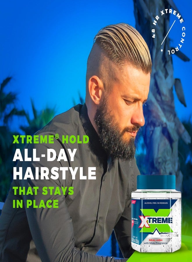 Xtreme Gel Seduction Styling Hair Gel for Men, 8.81 Oz, Pack of 3 - Image 5