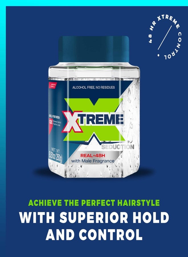 Xtreme Gel Seduction Styling Hair Gel for Men, 8.81 Oz, Pack of 3 - Image 2
