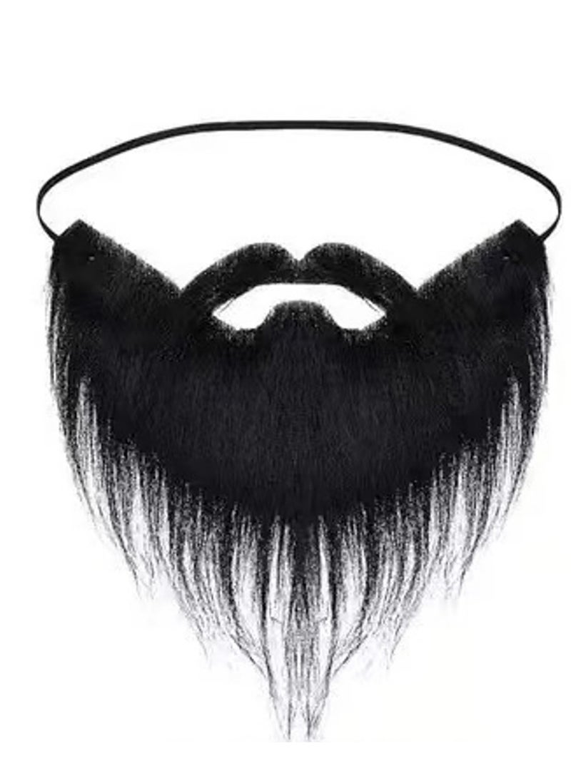 4 Pcs Funny Fake Beards False Mustache Whisker for Cosplay Costume Party - Image 2