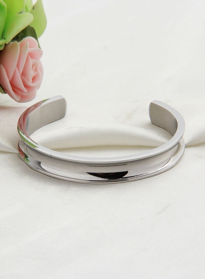 WUSUANED You're My Person Hair Tie Grooved Cuff Bangle Bracelet Best Friend Gift For BBF Lovers Family (You're my person hair tie bracelet) - Image 3