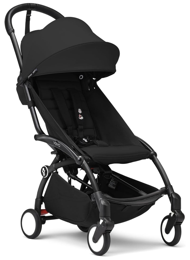 STOKKE - YOYO3 Complete Stroller Set - Black Frame With Colour Pack, 6+ Months - Black - Image 1