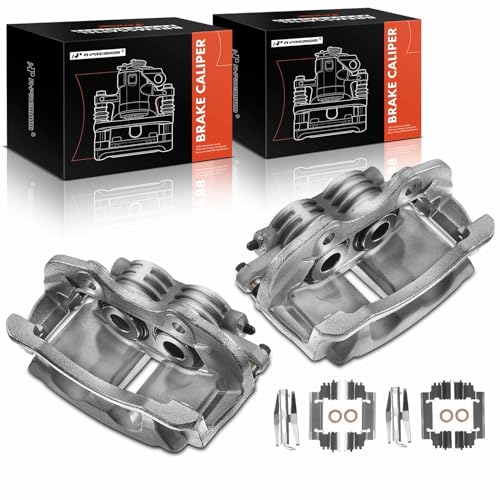 A-Premium Disc Brake Caliper Assembly with Bracket Compatible with Cadillac, Chevy & GMC Models - Escalade, Tahoe, Silverado 1500, Avalanche, Suburban, Sierra, Yukon, Yukon XL 1500 - Rear Side - Image 1