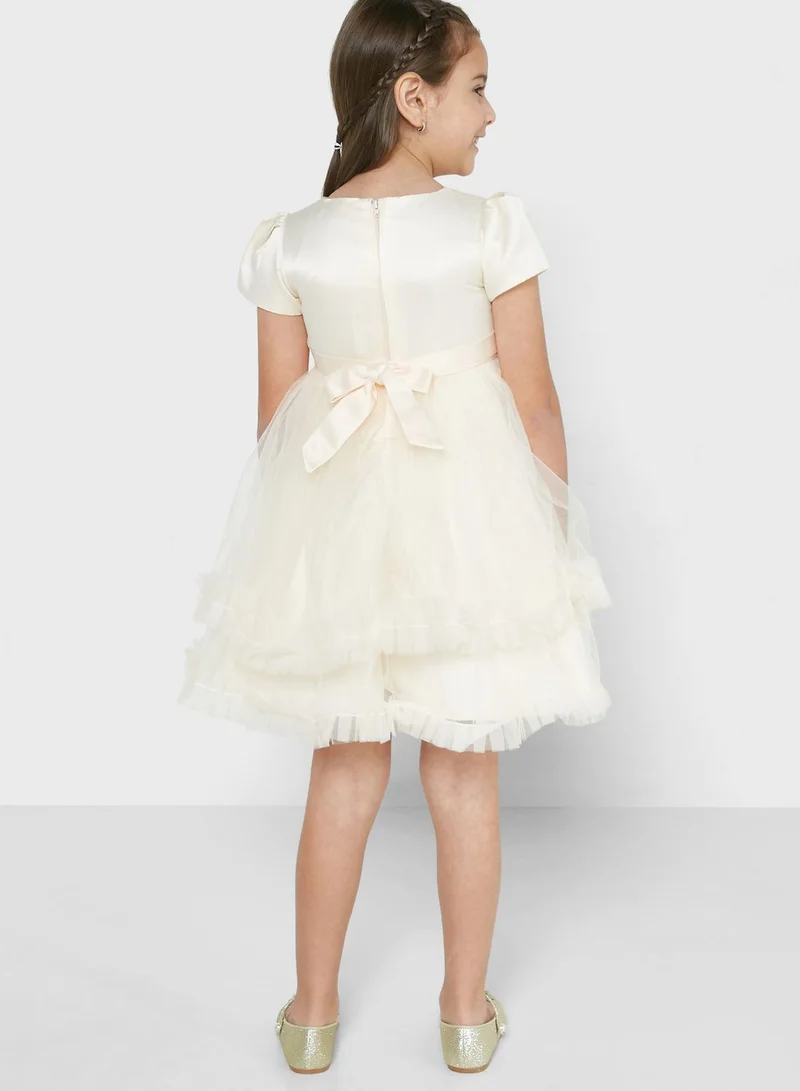 Pinata Girls Ruffled Evening Wear Dress
