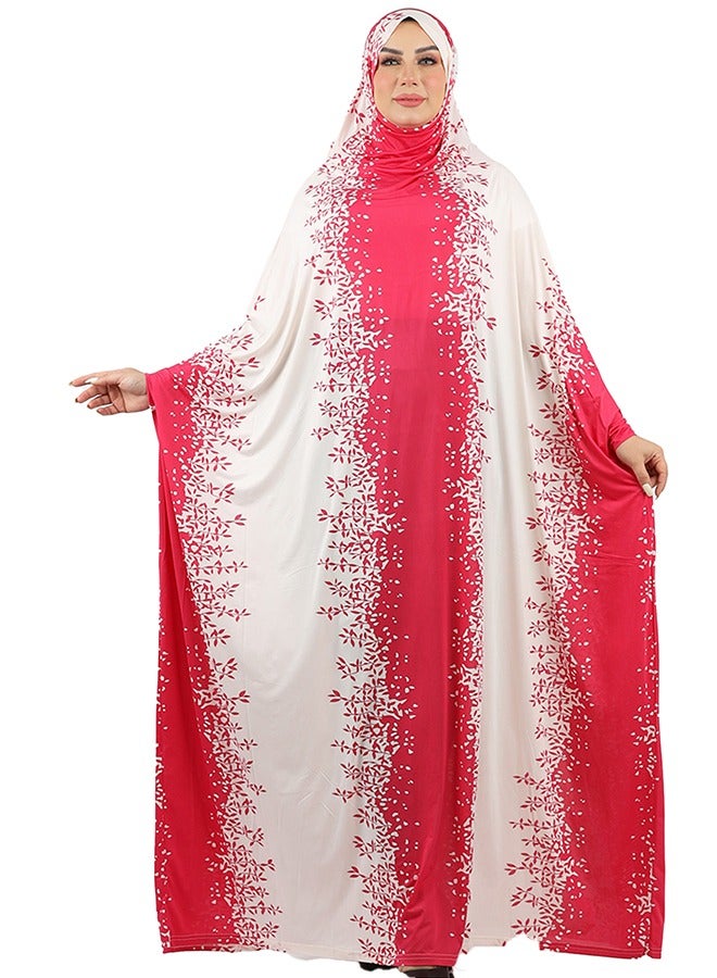Zmurud Practical  Kuwaiti Jersey prayer dress  with headscarf from zmurud fashion  - Image 1