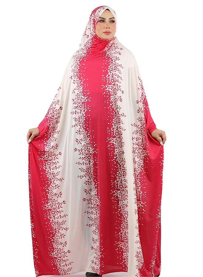 Zmurud Practical  Kuwaiti Jersey prayer dress  with headscarf from zmurud fashion  - Image 2