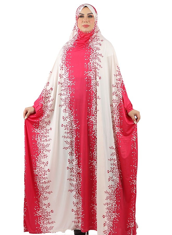 Zmurud Practical  Kuwaiti Jersey prayer dress  with headscarf from zmurud fashion  - Image 3
