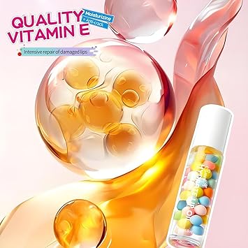 2PCS Lip Oil Gloss Set Hydrating Plumping RollOn Clear Lip Gloss Lightweight Lip Oil for Moisturized Glossy Lips Cute MacaronInspired Packaging for Girls - Image 3