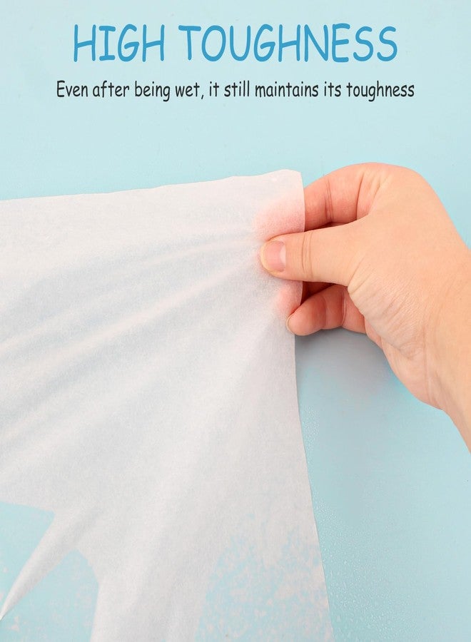 EcoBrisa 2Roll Wet Strength Tissue Paper 14.9"W x 511"L Gift Wrap Tissue Paper White Handmade Art Craft Supplies Weddings Birthday DIY Project Festival Wrapping Decor Etc Resistant to Tearing When Wet - Image 4