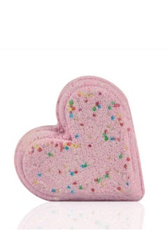 Soap&Friends Soap&Friends Cherry Bath Heart: Aromatic Effervescent Bath Bomb - 120g  - Image 1