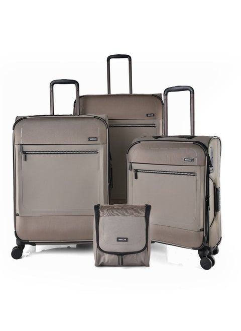 Magellan Unisex Luggage Soft Fabric Material Travel Trolley Bag 3Piece Sets ZYA1525