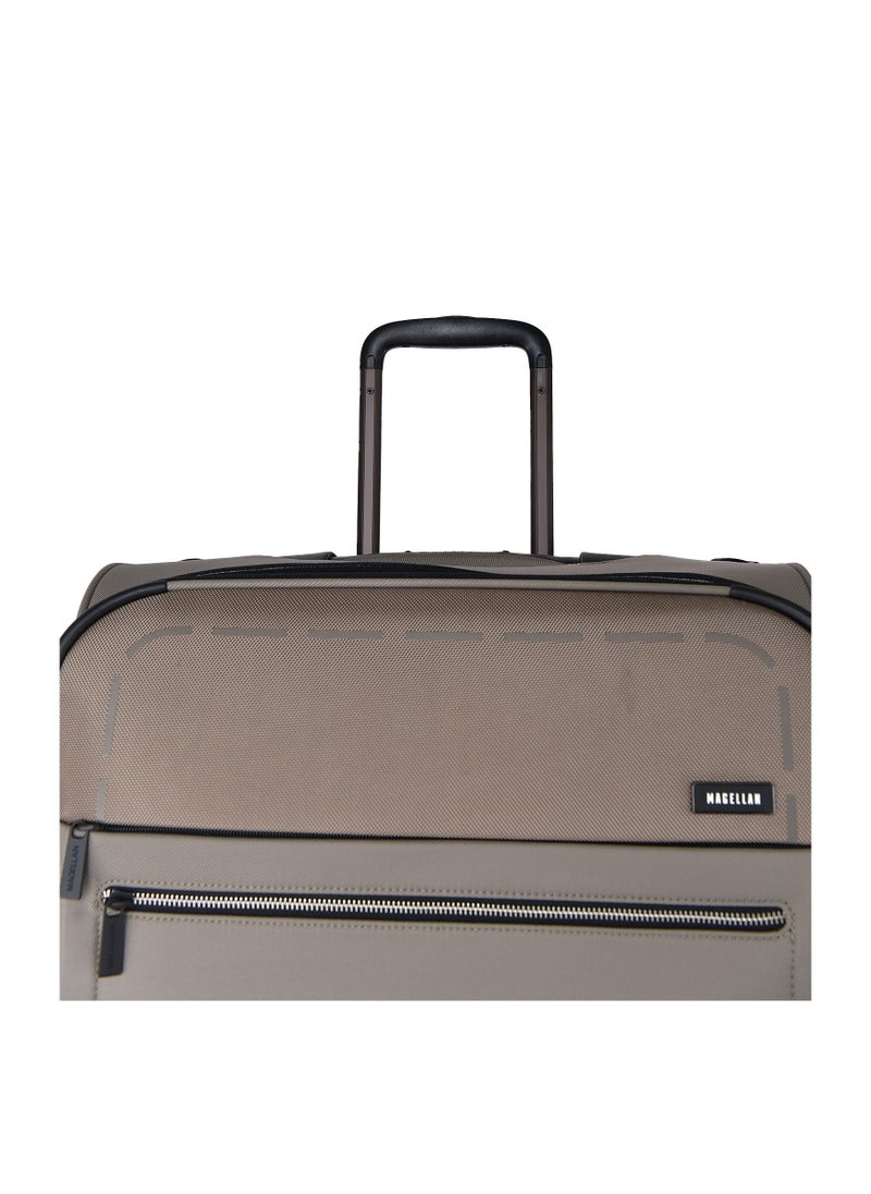 MAGELLAN - Magellan Unisex Luggage Soft Fabric Material Travel Trolley Bag 3Piece Sets ZYA1525 - Image 1