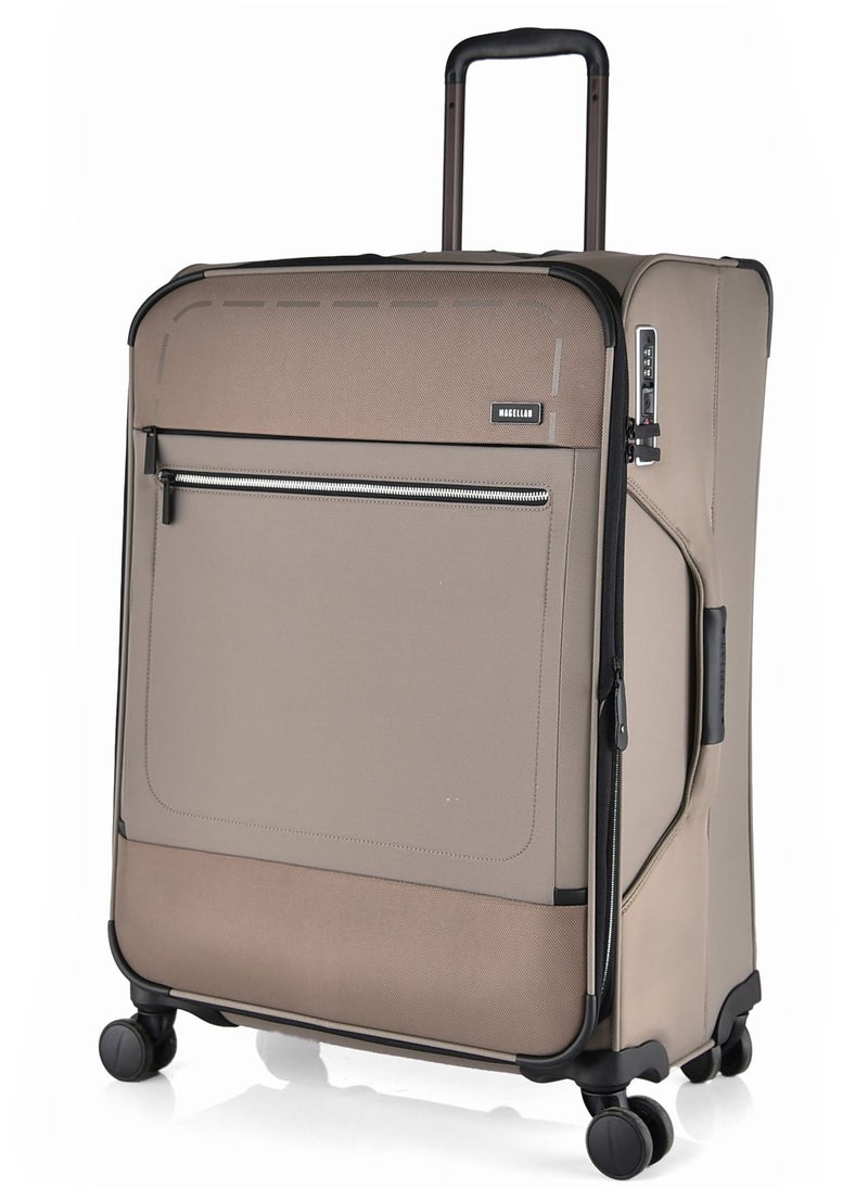 MAGELLAN - Magellan Unisex Luggage Soft Fabric Material Travel Trolley Bag 3Piece Sets ZYA1525 - Image 1