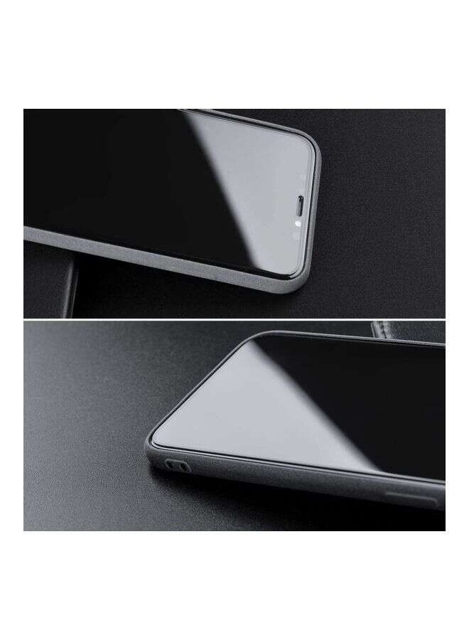 BORTONY Screen Protector Tempered Glass for Apple iPhone X/XS Black/Clear - Image 2