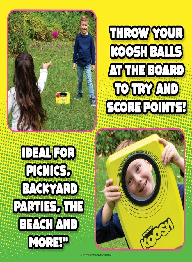Koosh Kornhole, Set for Kids - Outdoor Toys for Boys and Girls, Perfect for Beginners, Preschool Toys, Easy Storage, 6 Koosh Balls Included, Ages 5+ - Image 4