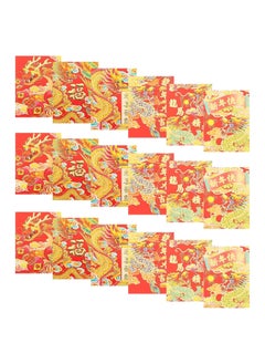 2024 Year of The Dragon Red Packet New Year Red Packet Envelopes for Money Decorative Envelopes Chinese Red Envelope Paper Money Red Packets Dragon Year Red Pocket Cartoon, 30pcs