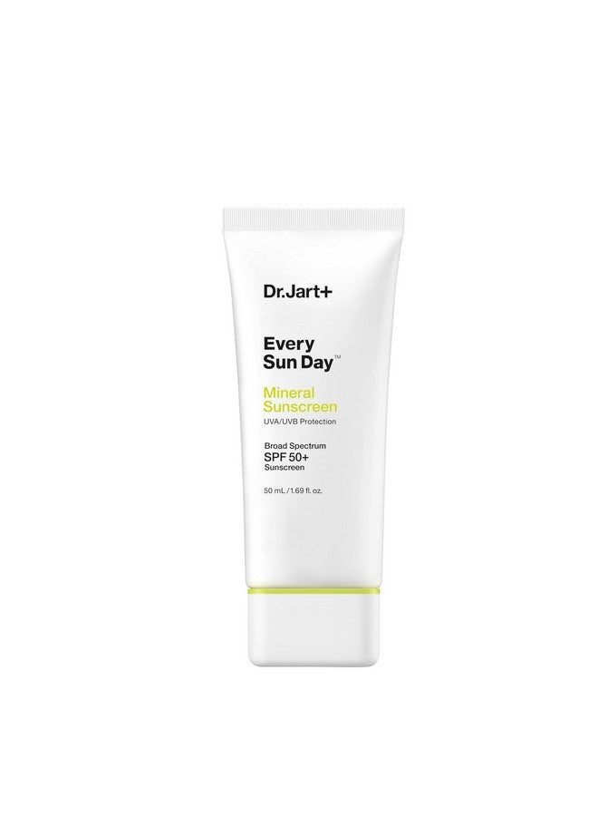 Dr.Jart+ Every Sun Day Mineral Sunscreen SPF 50+ for Face | Korean Skin Care, 1.69 Fl Oz - Image 1