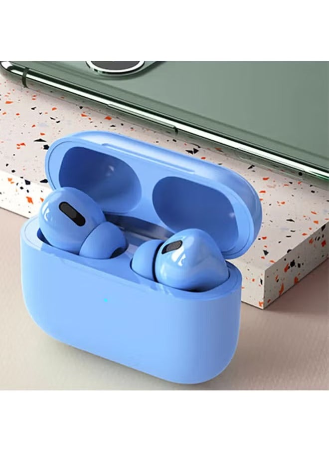 شوبي InPods Pro سماعات بلوتوث لاسلكية داخل الاذن، سماعات ستيريو تعمل باللمس الذكي معكرون TWS بلوتوث 5.0 سماعة العاب رياضية لهواتف IOS Android، هواوي Xiaomi Samsung OPPO Vivo - ازرق 