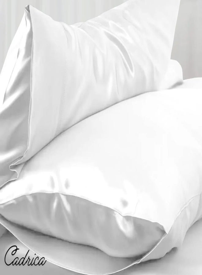 Cadrica 6-Piece Duvet Cover Set – Ultra-Soft, Premium Bedding Set with 1 Quilt Cover, 1 Fitted Sheet, and 4 Pillowcases – Luxurious, Breathable, and Wrinkle-Resistant – Queen Size - Image 3