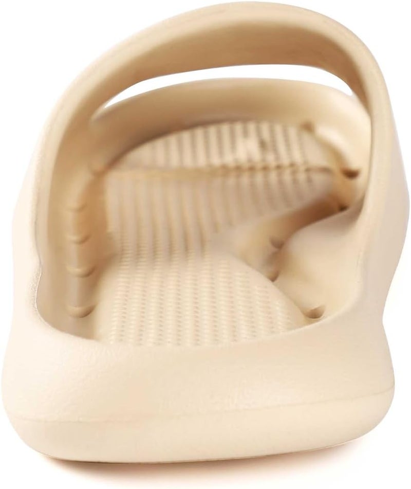 GETOEU Shower Shoes for Women and Men Massage Slide Sandals Soft Cushioned Anti-Slip Pool Slides Comfort Arch Support Quick Drying Shower Shoes with Drain Holes Bathroom Slides Slippers - Image 4