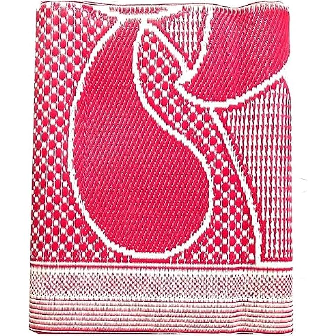 rayihni حصير السقر | حصير قابل للطي للسفر | حصير نزهة خارجي | حصير عربي قابل للطي (2X3 متر) حصير مجلس | حصير شاطئ بلاستيكي | حصير تخييم خارجي | حصير يوغا، حصير صلاة (متعدد الألوان) - Image 4