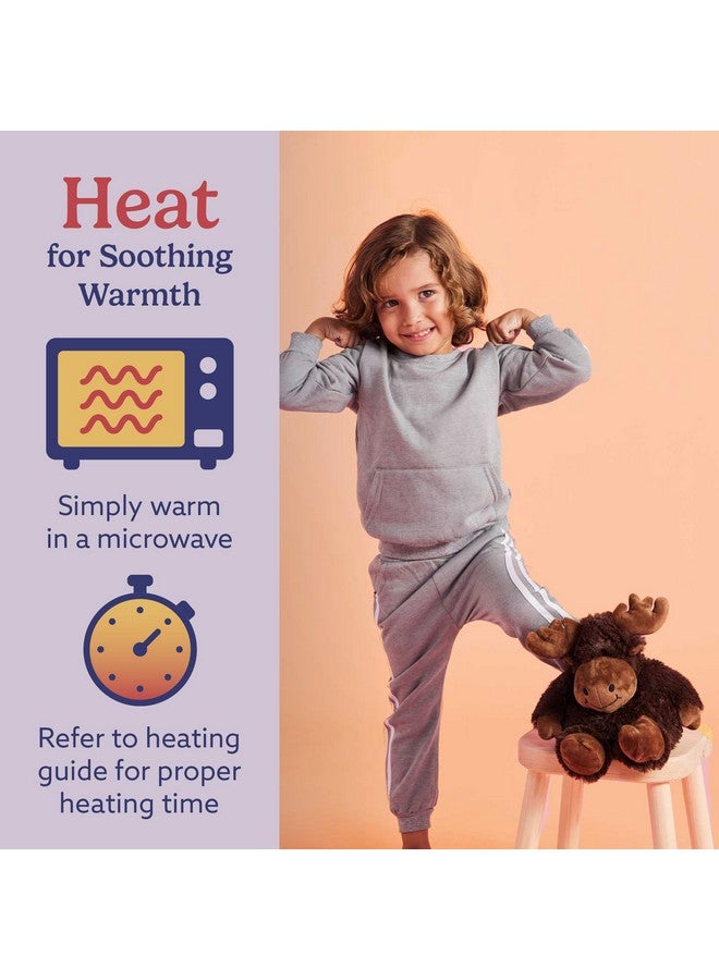 warmies Microwavable & Weighted Stuffed Animals, Moose - Heated Stuffed Animal Plushie for Warmth & Comfort - Cute Soft Plush Toys for Adults & Children (Boys, Girls, Babies & Toddlers) - Image 4