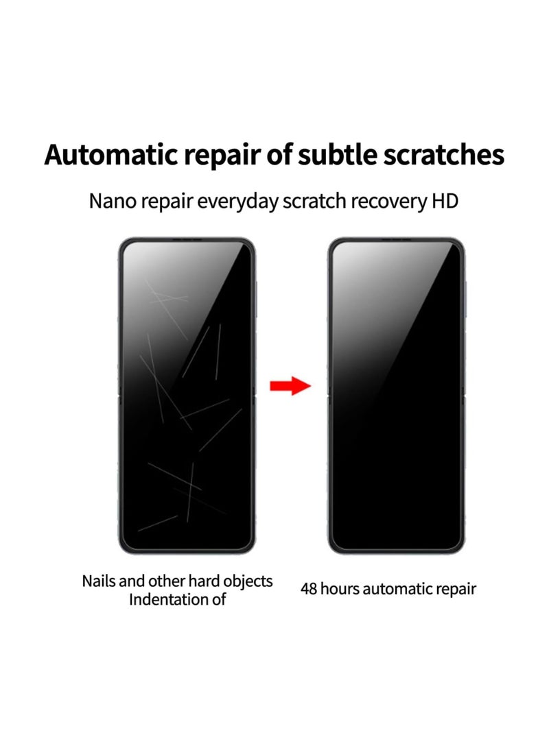 general [1+1] Privacy Hydrogel Screen Protector for Honor Magic V3 5G (2024), Exterior and Interior, Peep TPU Screen Protector, Scratch Resistant, Easy to Install - Image 3