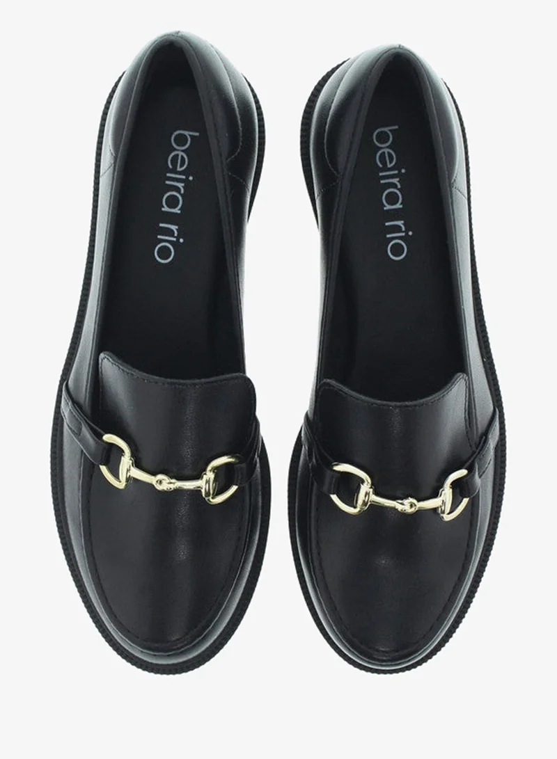 Beira Rio Black Mid Heels Shoes for Women – Classic Mid Heel Pumps for Girls & Ladies Office Wear for Women | Best Price UAE