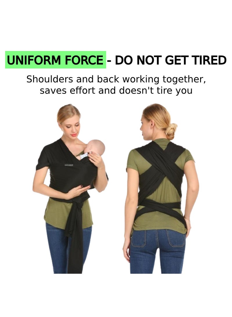 Urban Utility Little Joy - Premier Infant Carrier for Newborns - Baby Wrap ,  Sling Carrier , Infant Essentials , Swaddle Wrap , Kangaroo Baby Carrier , Infant Backpack , Newborn Gift Ideas ,  Toddler  - Image 4