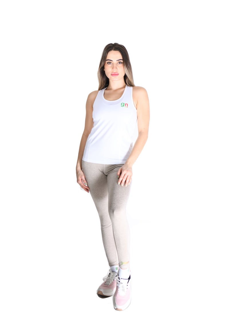 Generic - Green Sport 3001WHT T-Shirt - White - Image 1