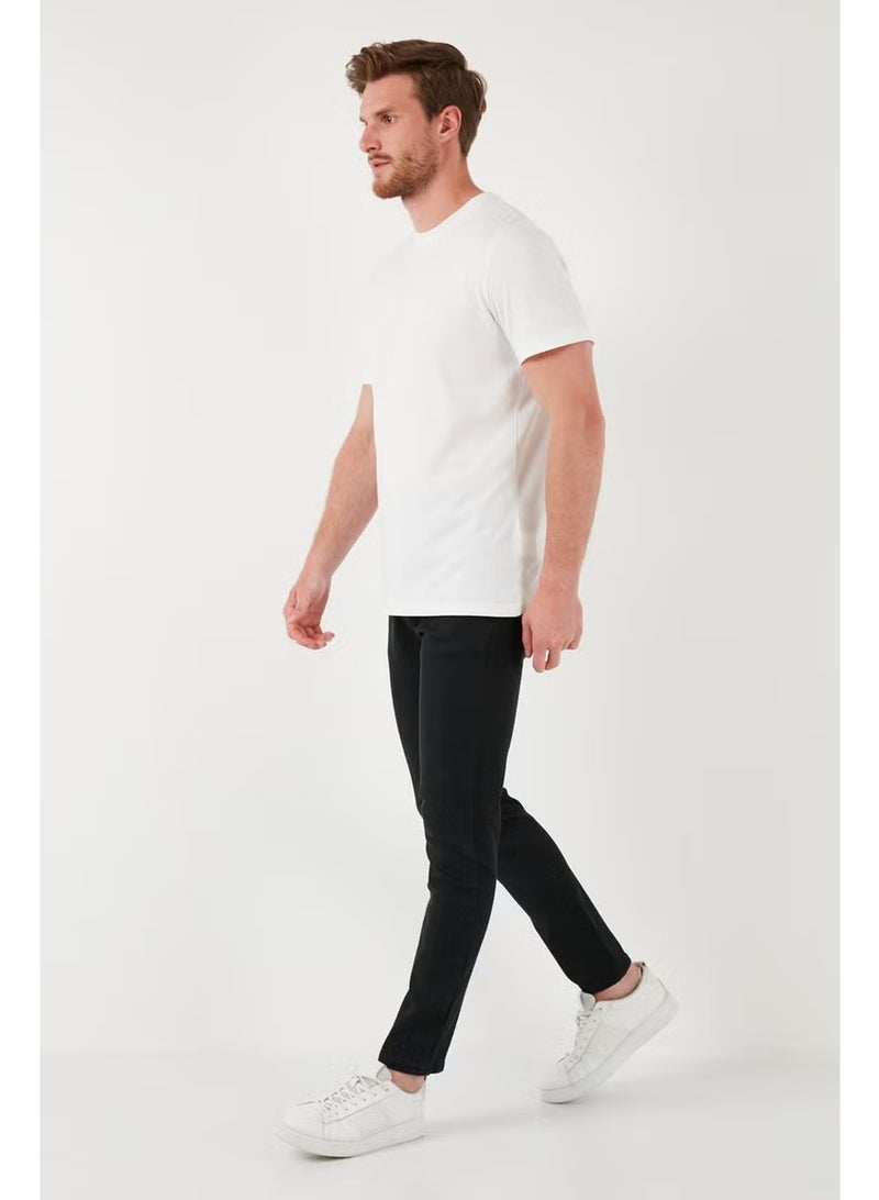 Buratti High Waist Slim Fit Jeans Men's Denim Trousers 6440305 - Image 3