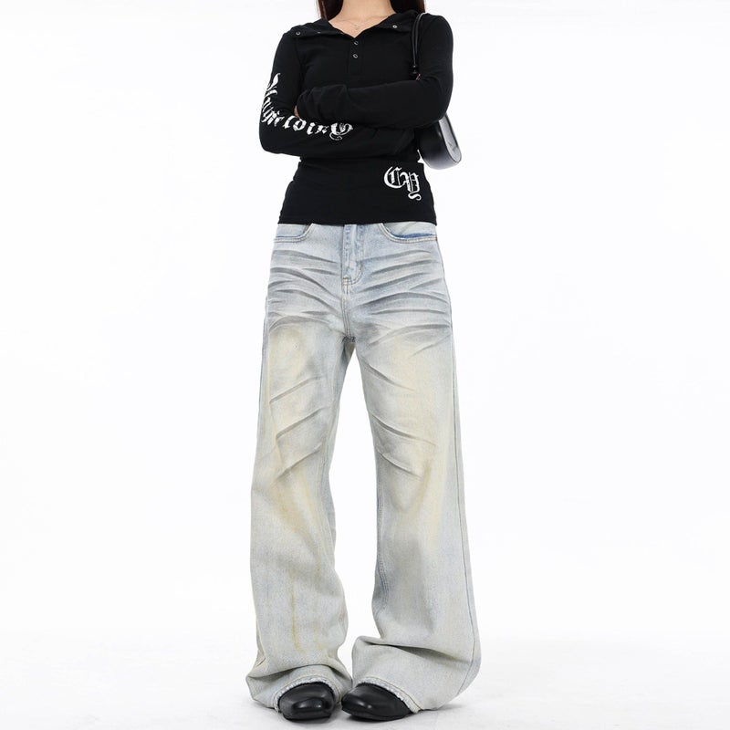 Vintage Classic European-American Design Daily Commute Jeans  Size_S - Image 1