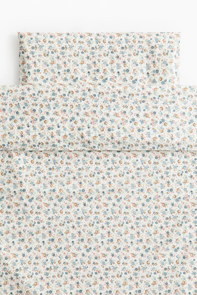 H&M Cot duvet cover set