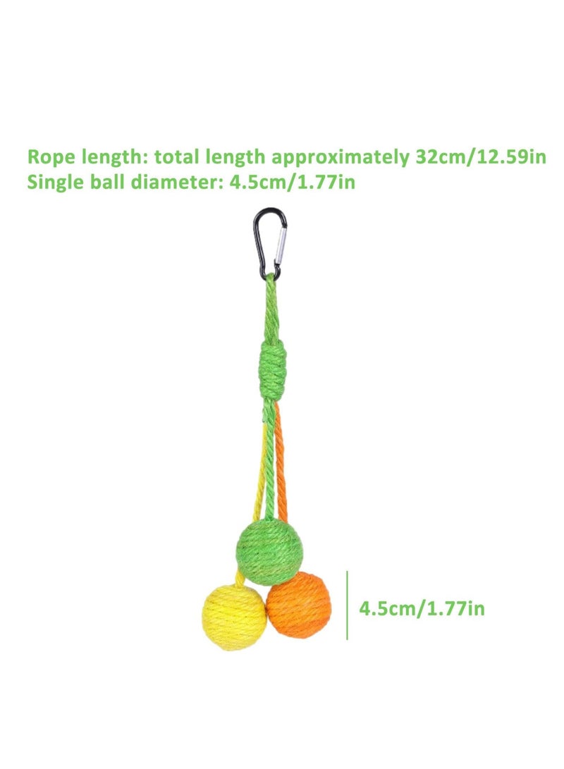 عربست القط الصيد الكرة ، السيزال الصيد الكرة ، الكرة الدوارة التفاعلية القط الصيد لعبة ، لعبة القط المحمولة حوض السيزال حبل الكرة ، تنطبق على القطط والكلاب والقطط والحيوانات الأليفة - Image 4