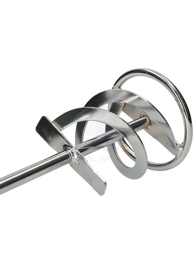 Royal Apex Paint Mud Mixer Mixing Rod Long Heavy Duty Cement Compound Mixer Silver - Image 3