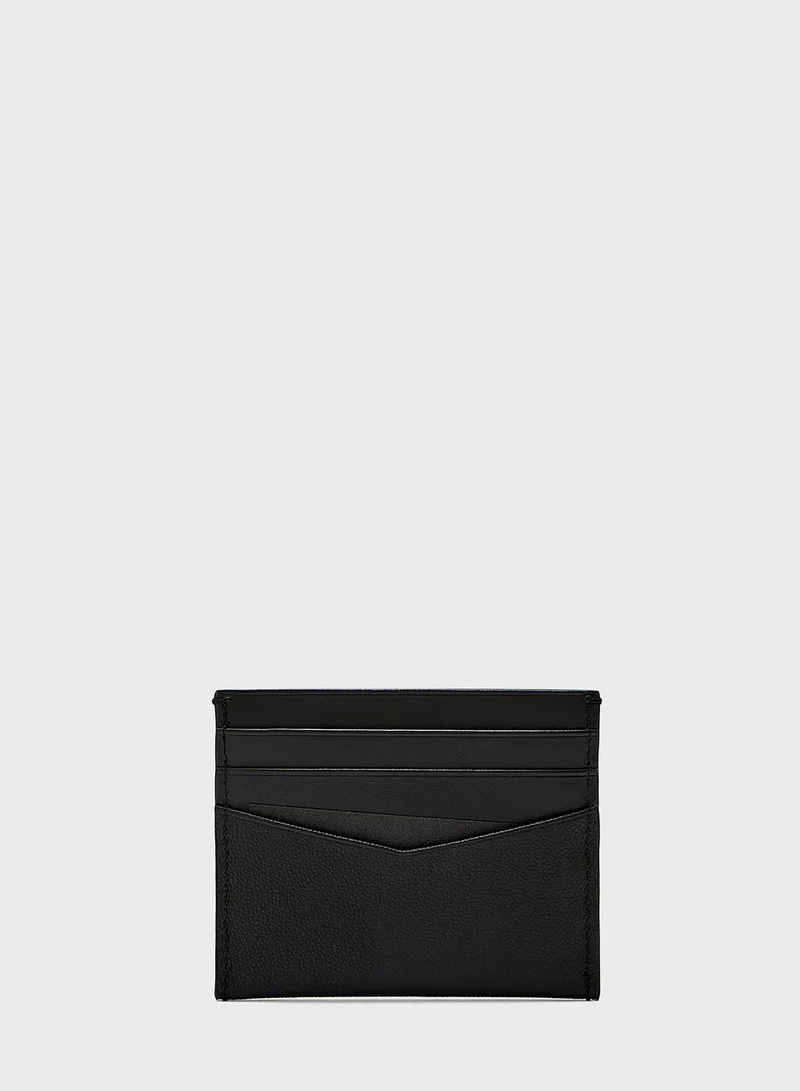 CALVIN KLEIN Mono Silver Card Holder