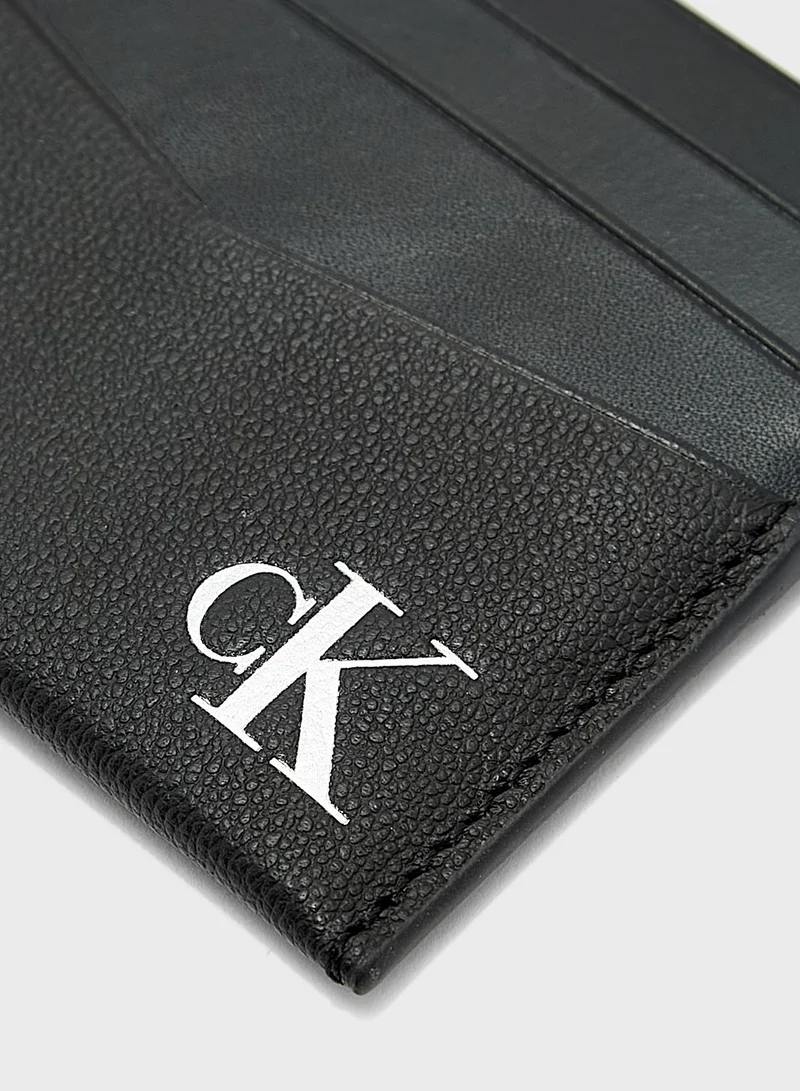 CALVIN KLEIN Mono Silver Card Holder