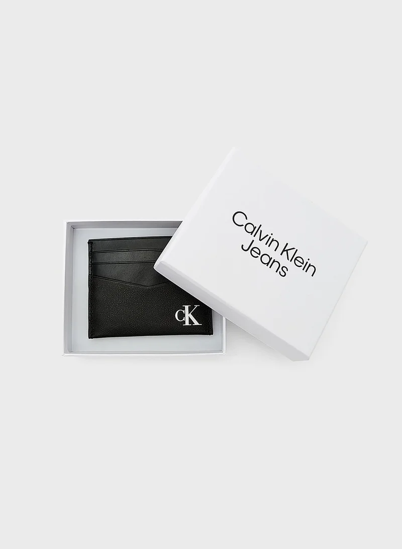 CALVIN KLEIN Mono Silver Card Holder