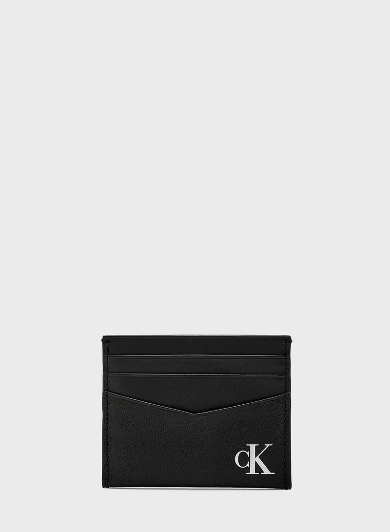 CALVIN KLEIN Mono Silver Card Holder