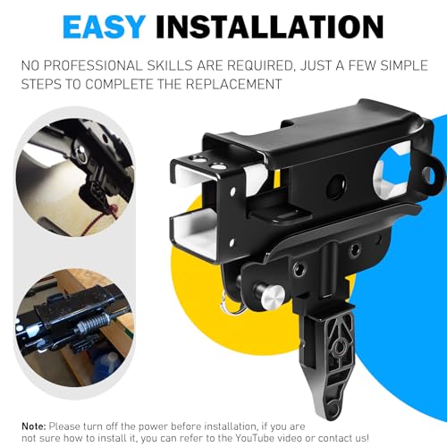 Camoo 41C5141-1 & 41C5141-2 Garage Door Opener Trolley Assembly, Compatible with Chamberlain, Craftsman & LiftMaster Square Rail Chain Drive Garage Door openers - Image 4